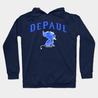 Retro DePaul Mascot Design Vintage Hoodie